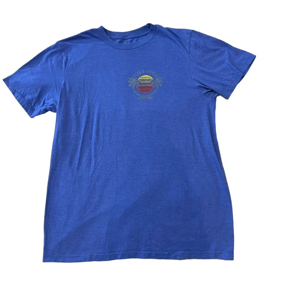 Flag & Anthem - High Tide Good Vibes - Men's Short Sleeve‎ Shirt Size Medium - Picture 1 of 4